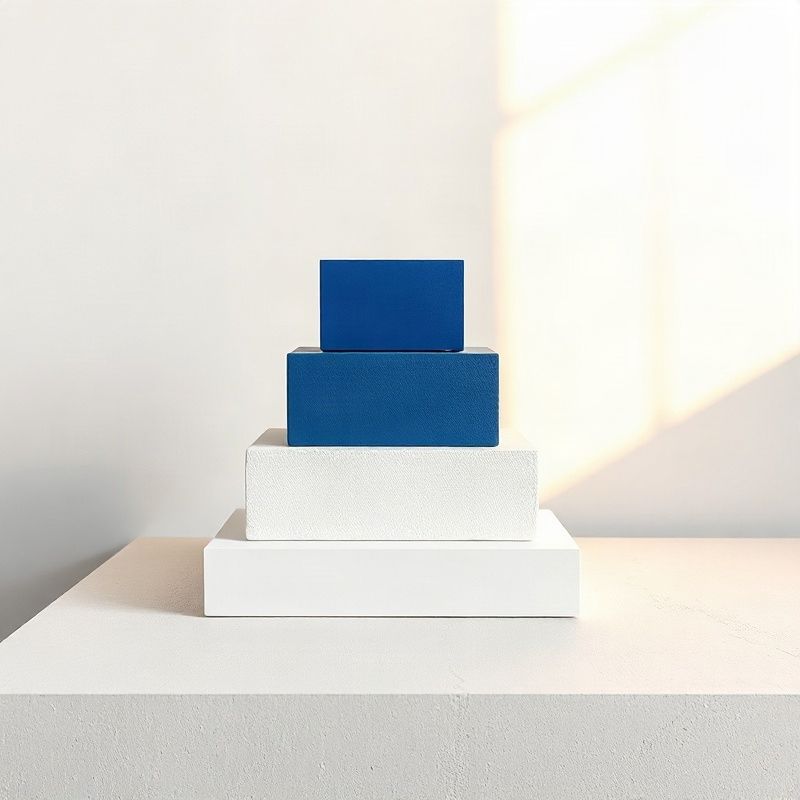 Three tiered geometric blocks representing structured pricing